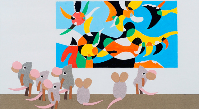 「マシューのゆめ」-(c)1991 by Leo Lionni / Knopf Works by Leo Lionni, On Loan By The Lionni Family