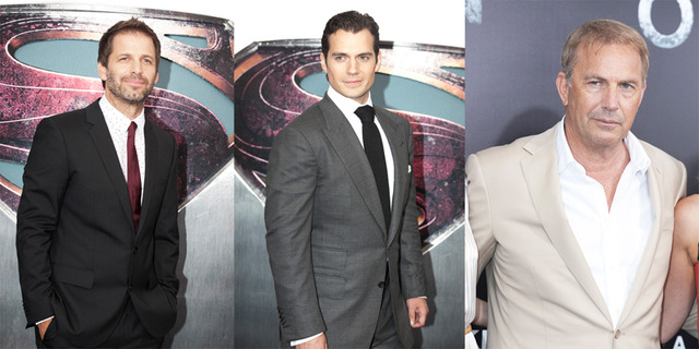 ヘンリー・カビル＆ケヴィン・コスナー＆ザック・スナイダー監督／『マン・オブ・スティール』ワールド・プレミア