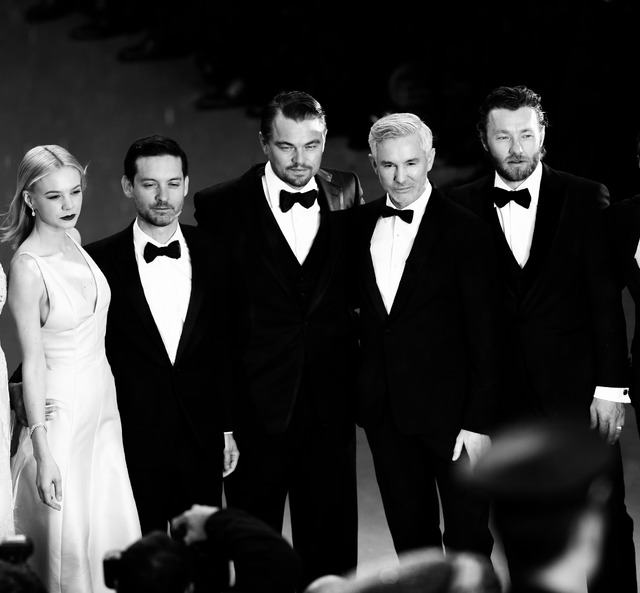 左からキャリー・マリガン＆トビー・マグワイア＆レオナルド・ディカプリオ＆バズ・ラーマン監督＆ジョエル・エドガートン／『華麗なるギャツビー』＠第66回カンヌ国際映画祭 -(C) Getty Images