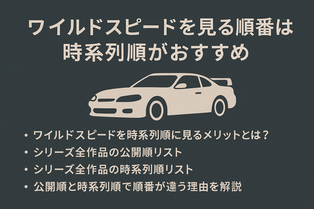 ワイルドスピードを見る順番は？時系列順で楽しむ作品リストと配信サービス完全ガイド