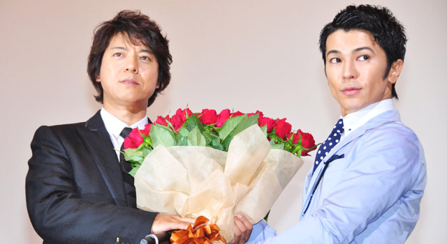 上川隆也＆武田真治／『二流小説家 -シリアリスト-』初日舞台挨拶