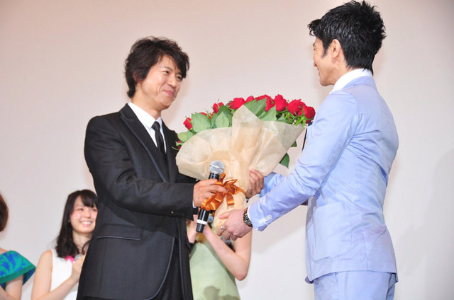 上川隆也＆武田真治／『二流小説家 -シリアリスト-』初日舞台挨拶