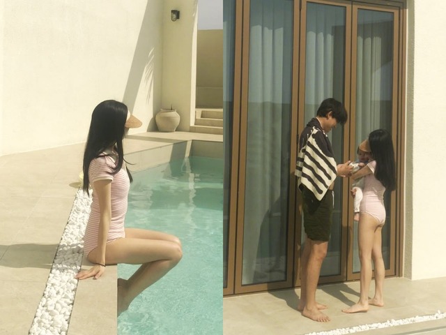 “推し”だった韓国スターと結婚した日本人女性、“羨ましすぎる” 水着姿と家族のひと時を公開【PHOTO】