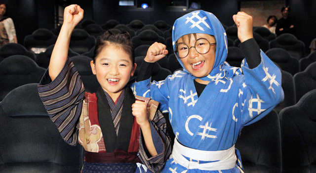 濱田ここねちゃん＆加藤清史郎／『忍たま乱太郎 夏休み宿題大作戦！の段』×『おしん』