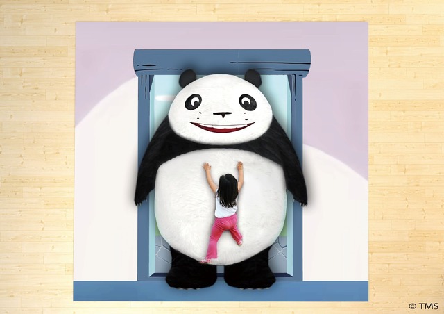 「パンダコパンダ」の本展限定のフォトスポット