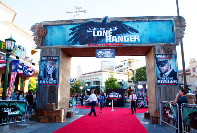 『ローン・レンジャー』ワールド・プレミア in ディズニー・カルフォルニア・アドベンチャー・パーク