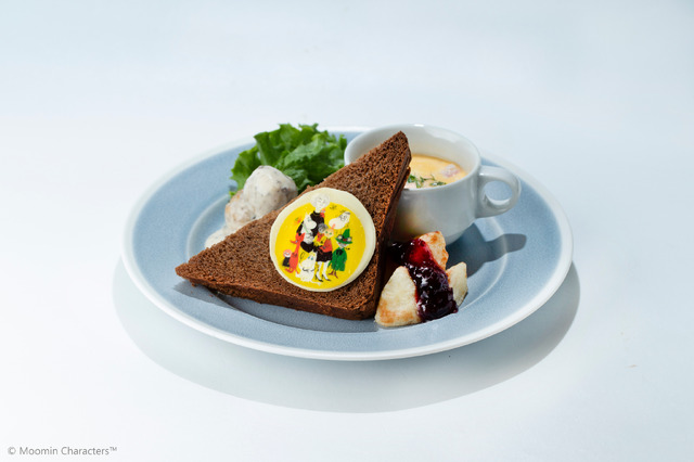小さな島のワンプレート　1,750円「トーベとムーミン展～とっておきのものを探しに～」