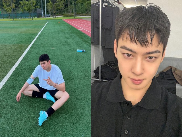 チャウヌ、兵役に向けバッサリ短髪に！変わらぬ“顔天才”ぶりに「まぶしすぎて涙出た」7月28日入隊【PHOTO】