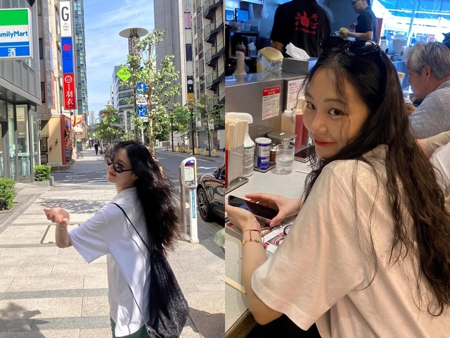 『初恋DOGs』女優ハン・ジウン、銀座で油そば＆短冊体験！“ほぼすっぴん”でも「透明感がすごい」【PHOTO】