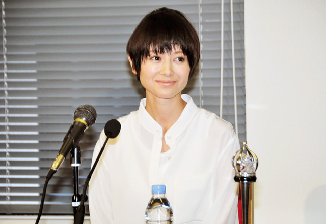 真木よう子／『さよなら渓谷』帰国会見