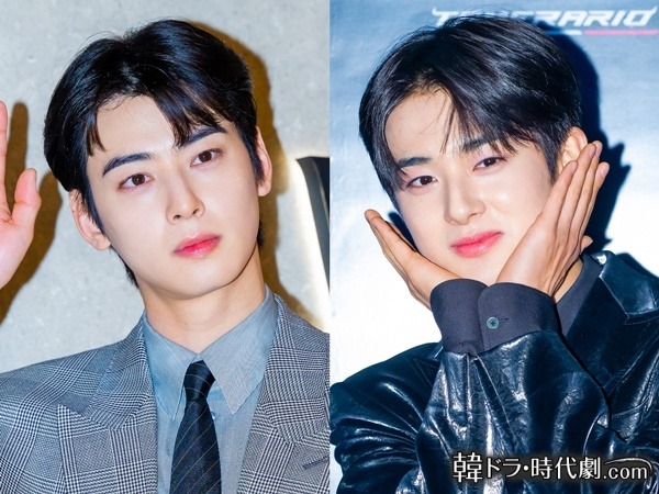 チャ・ウヌ(左)、キム・ミンギュ