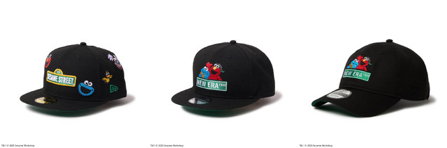 セサミストリート×ニューエラ「59FIFTY」「9FIFTY」「9TWENTY」TM and（C） 2025 Sesame Workshop