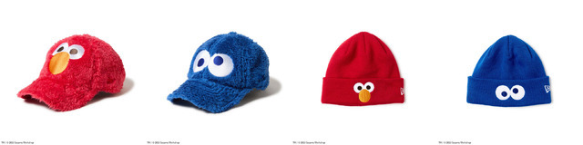 セサミストリート×ニューエラ「Youth 9TWENTY」「Kids Cuff Knit」TM and（C） 2025 Sesame Workshop