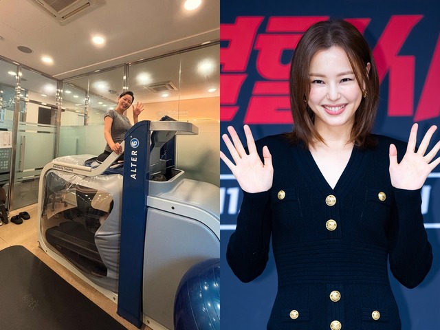 出産間近！第2子妊娠中のイ・ハニ、大きなお腹でランニングも余裕の表情「まさに女優魂」【PHOTO】