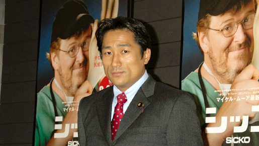 参院選で初当選した無所属の川田龍平氏