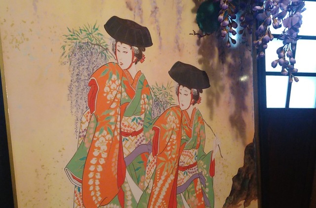 歌舞伎絵「二人藤娘」