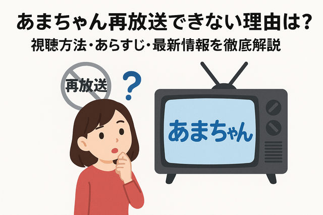 あまちゃん再放送できない理由は？視聴方法・あらすじ・最新情報を徹底解説