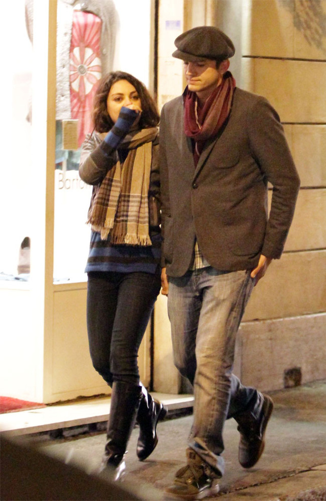 ミラ・クニス＆アシュトン・カッチャー