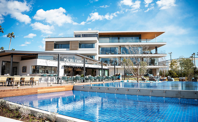 湘南のラグジュアリーリゾートの一角に佇む