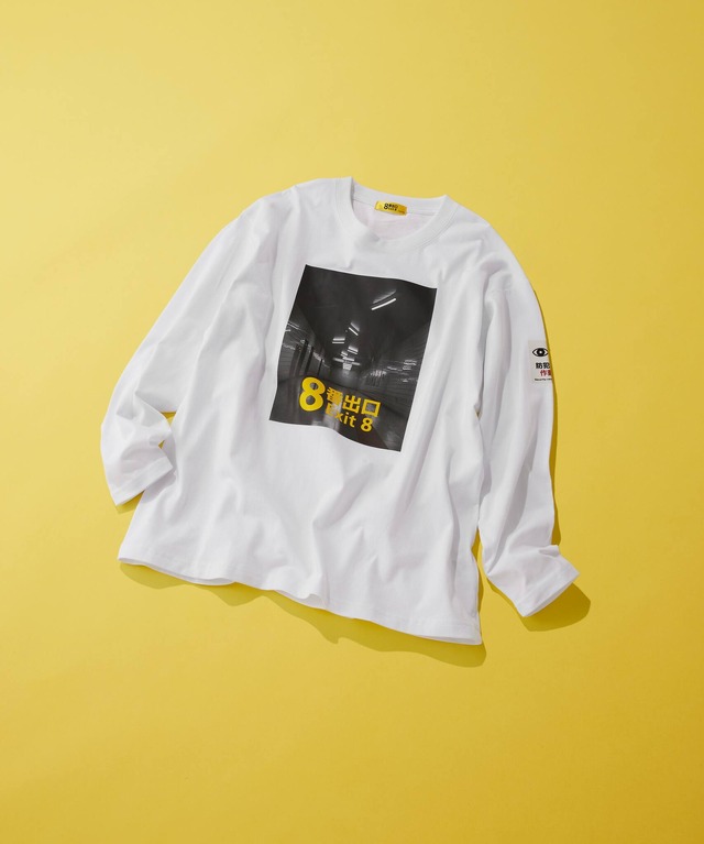 コラボロンT ￥3,990（税込）／『8番出口』 × and ST アパレルコラボ
