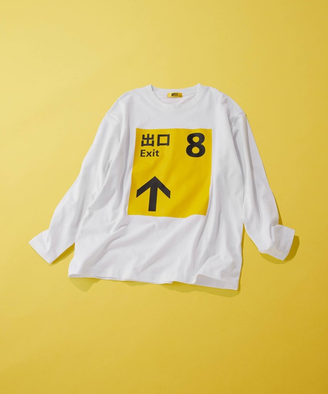 コラボロンT ￥3,990（税込）／『8番出口』 × and ST アパレルコラボ