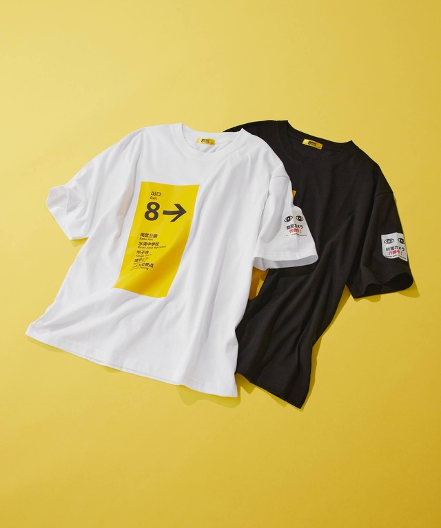 コラボTシャツ ￥3,490（税込）／『8番出口』 × and ST アパレルコラボ