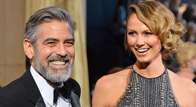 ジョージ・クルーニー＆ステイシー・キーブラー-(C) Getty Images