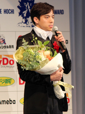 「第37回報知映画賞」表彰式（満島真之介）