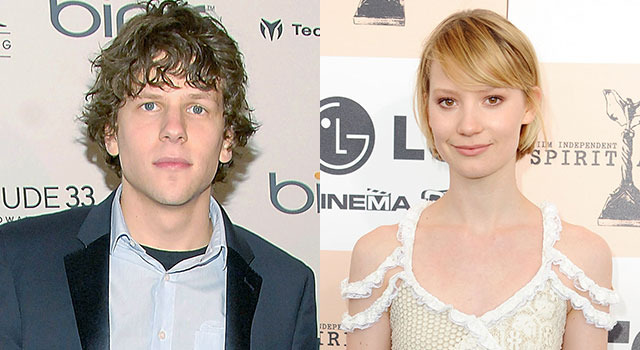 ジェシー・アイゼンバーグ＆ミア・ワシコウスカ-(C) Getty Images