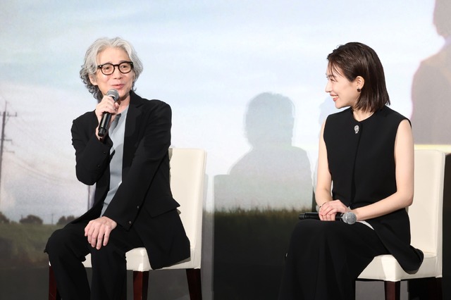 『秒速5センチメートル』完成披露試写会　木竜麻生、吉岡秀隆