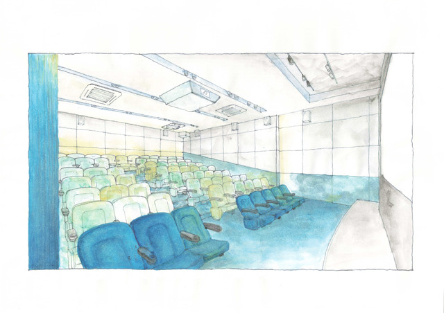 「CineMalice シネマリス」スケッチ　シアター2