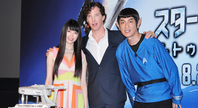 ベネディクト・カンバーバッチ＆栗山千明＆田中直樹／『スター・トレック イントゥ・ダークネス』