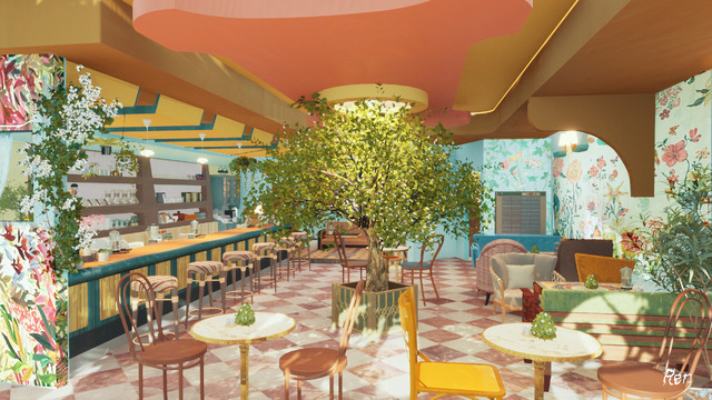 コンセプトアート_喫茶ポトス『WIND BREAKER／ウィンドブレイカー』©にいさとる／講談社　©2025「WIND BREAKER」製作委員会