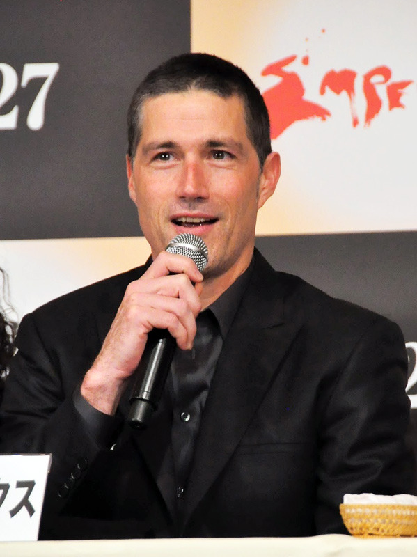 マシュー・フォックス／『終戦のエンペラー』記者会見 in アメリカ大使館