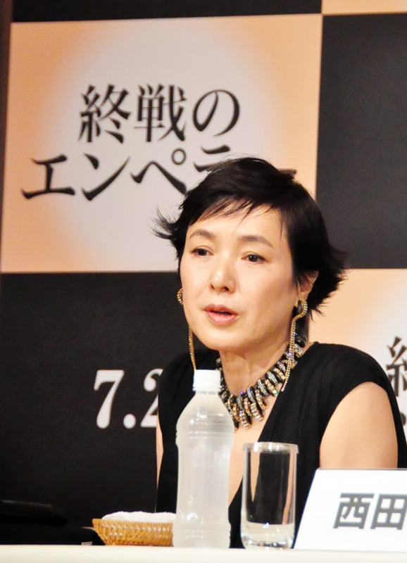 桃井かおり／『終戦のエンペラー』記者会見 in アメリカ大使館