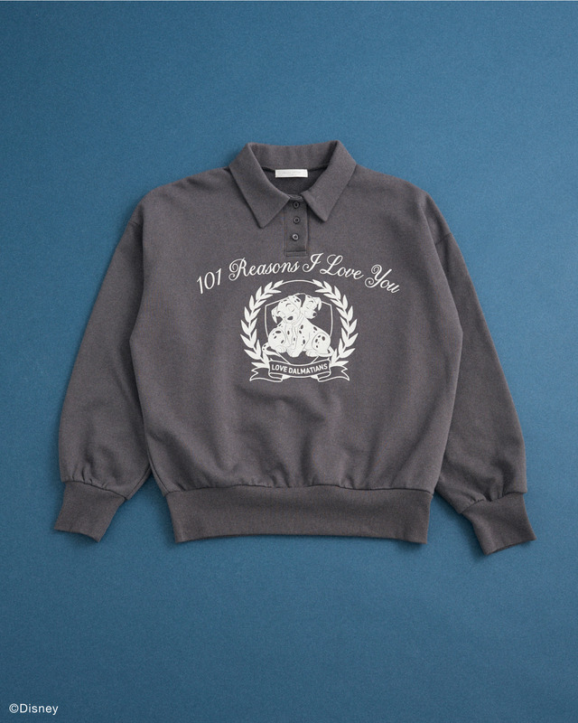 P131 Disney 101匹わんちゃん ラグラン　ビンテージ　スウェット P131 Disney 101匹わんちゃん ラグラン ビンテージ スウェット