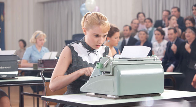 『タイピスト！』／2012 - copyright : Les Productions du Tresor - France 3 Cinema - France 2 Cinema - Mars Films - Wild Bunch - Panache Productions - La Cie Cinematographique - RTBF (Television belge) (C) Photos - Jair Sfez.