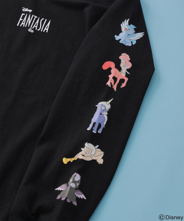 DISNEY FANTASIA/SLEEVE PRINT TOP　¥8,910(tax.inc)