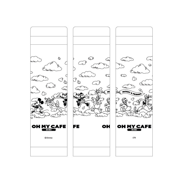 ステンレスボトル　　税込2,750円「ミッキー＆フレンズ」OH MY CAFE MINI©Disney