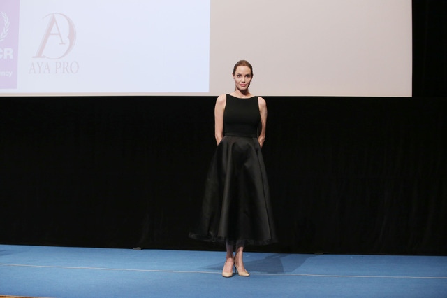 アンジェリーナ・ジョリー／『最愛の大地』特別上映会 in 国連大学