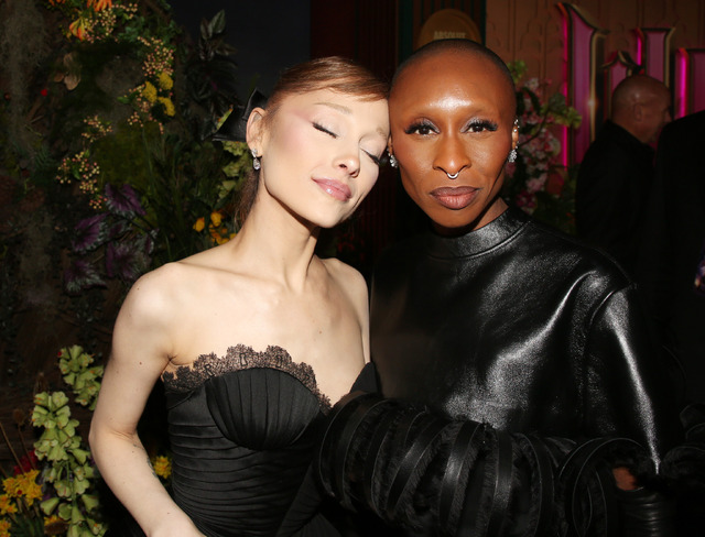 アリアナ・グランデ＆シンシア・エリヴォ　『ウィキッド』NＹプレミア　Photo by Bruce Glikas/FilmMagic