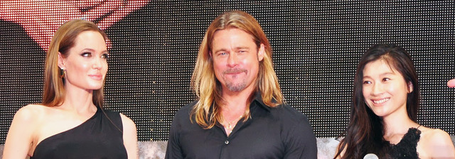 ブラッド・ピット＆アンジェリーナ・ジョリー＆篠原涼子／『ワールド・ウォーZ』ジャパン・プレミア