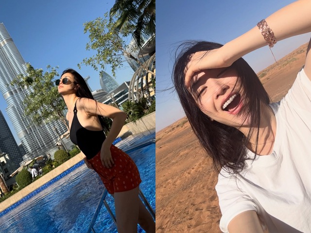 『トンイ』女優パク・ハソン、ドバイ旅行で魅せたお茶目な姿に「可愛すぎる」の声【PHOTO】