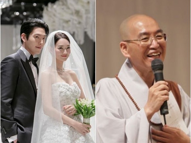 シン・ミナ、がん闘病のキム・ウビンのために供米も…結婚式の祝辞で明かされた“究極の愛”