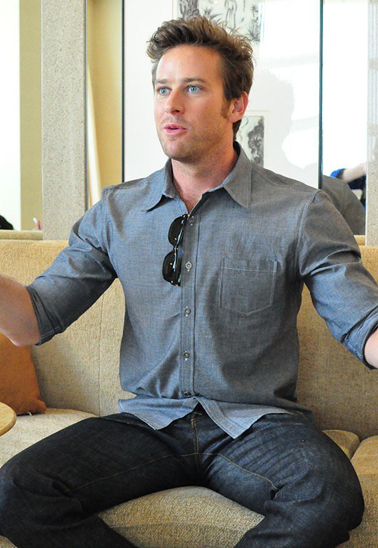 アーミー・ハマー『ローン・レンジャー』／PHOTO：Naoki Kurozu