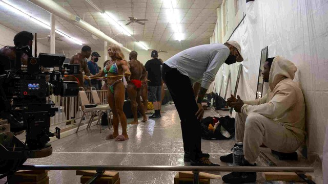 『ボディビルダー』メイキング写真 ©2023 LAMF Magazine Dreams LLC All Rights Reserved.