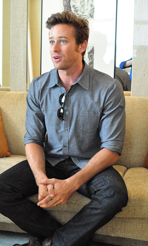 アーミー・ハマー『ローン・レンジャー』／PHOTO：Naoki Kurozu