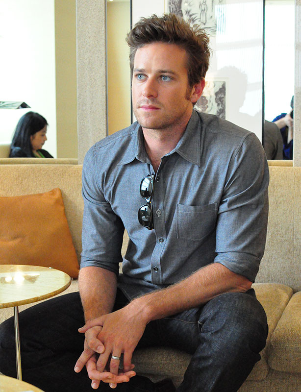 アーミー・ハマー『ローン・レンジャー』／PHOTO：Naoki Kurozu