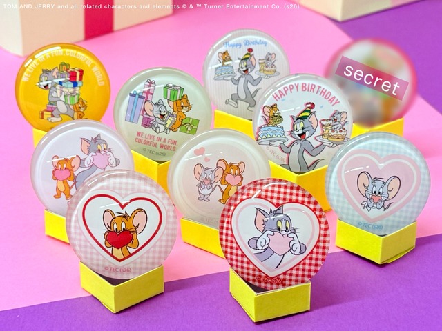 TOM and JERRY × Flapper描き下ろしイラスト マグネット ブラインド（全10種）※1種シークレット各¥770（税込）