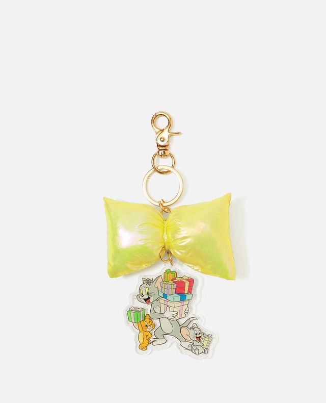 TOM and JERRY × Flapper描き下ろしイラスト リボンチャーム各¥2,090（税込）